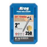 Set holtsuruburi pentru gauri in lemn Kreg SML-C2-250, O8x51 mm, 250 bucati