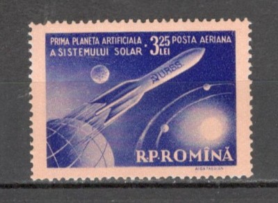 Romania.1959 Posta aeriana-Cosmonautica XR.369 foto