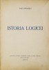 ISTORIA LOGICEI de NAE IONESCU , - AL DOILEA CURS - , 1929 -1930 , APARUTA 1940