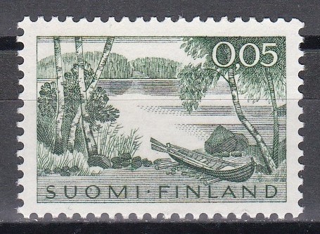 Finlanda 1961 - Peisaj, MNH