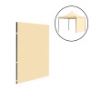 Kerti pavilon oldalfal ponyva 3x3 m beige