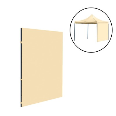 Kerti pavilon oldalfal ponyva 3x3 m beige foto