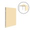 Kerti pavilon oldalfal ponyva 3x3 m beige