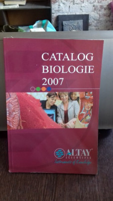 CATALOG BIOLOGIE 2007 foto