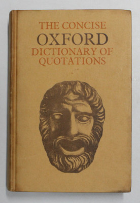 THE CONCISE OXFORD DICTIONARY OF QUOTATIONS , 1966 foto