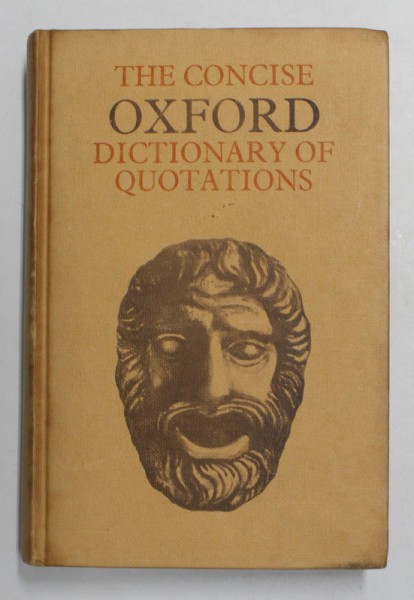 THE CONCISE OXFORD DICTIONARY OF QUOTATIONS , 1966