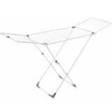 SONGMICS Uscator de rufe pliabil cu aripi si 17 bare,18 m spatiu de uscare pentru haine,15 kg,structura din otel rezistenta la coroziune,sistem bl