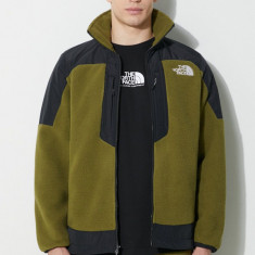 The North Face hanorac fleece M Fleeski Y2K Fz Jacket culoarea verde, cu imprimeu, NF0A87AWPIB1