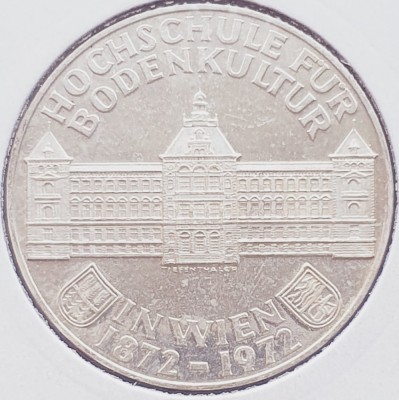 422 Austria 50 Schilling 1972 Institute of Agriculture km 2914 argint foto