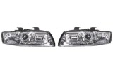 Set faruri tuning Audi A4 (B6) 11.2000-11.2004 BestAutoVest stanga-dreapta daytime running light transparent-silver, Rapid