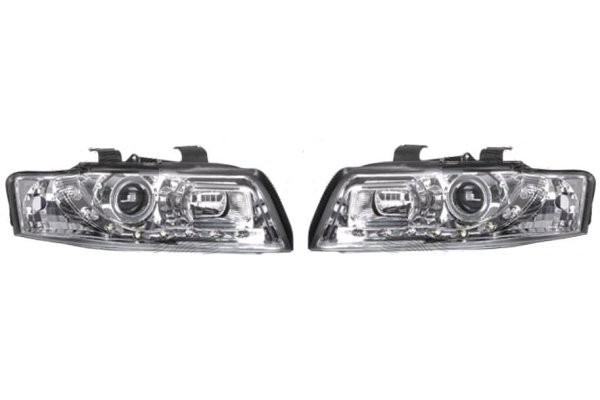 Set faruri tuning Audi A4 (B6) 11.2000-11.2004 BestAutoVest stanga-dreapta daytime running light transparent-silver