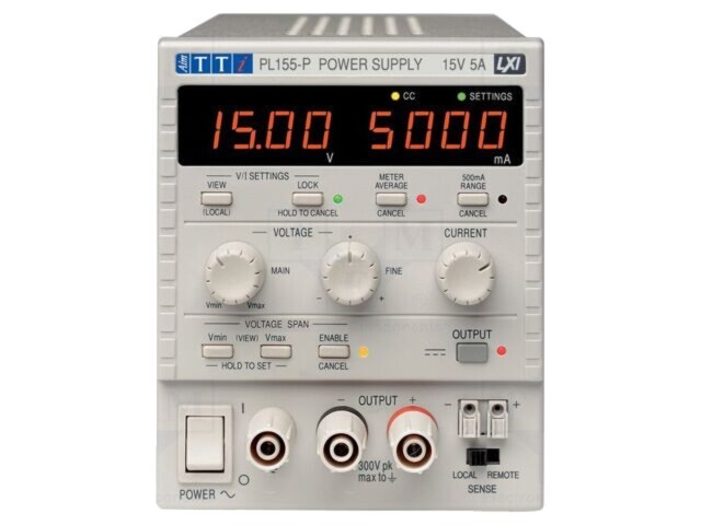 Alimentator laborator programabil AIM-TTI PL155-P(G) 0-15V 0-5A 1mV