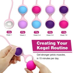 Beautiful Kegel Balls I - Set bile kegel