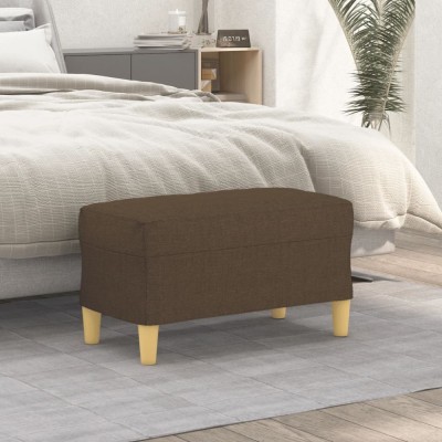 vidaXL Bancă, maro, 70x35x41 cm, textil 349370 foto