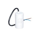 Condensator Pornire Motor cu Fire elSales ELS-CBB60-705F, Tensiune 450 V, 7,5 uf, 2 Fire, Forma Cilindru, Alb