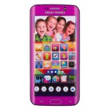 Telefon Mobil Jucărie, Smart Phones, Lumină și Sunet, Culoare Mov, Plastic, Baterii Incluse, Oem