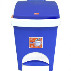 Coș de gunoi ICS C602006, 6 litri, cu pedală, albastru