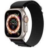 Curea THD Alpine Loop, compatibila cu Apple Watch Ultra 49 mm/Apple Watch 42/44/45 mm, marime universala, culoarea negru