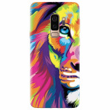 Husa silicon pentru Samsung S9 Plus, Colorfull Lion 002