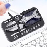 Odorizant solar pentru mașină cu placă de telefon, elicopter, elice,