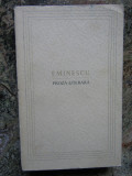 Eminescu - Proza literara (1964)