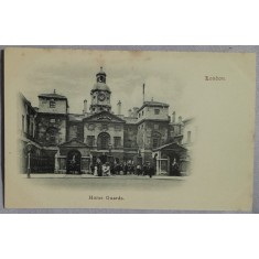 Carte postala, Londra, Horse Guards, perioada interbelica