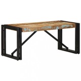 VidaXL Masuta de cafea multicolora 80x40x35 cm lemn masiv recuperat