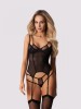 Corset Sexy Arrowel - Negru, 2XL/3XL, Obsessive