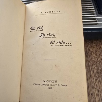 Eu rid, Tu rizi, El ride.. - G. Ranetti foto
