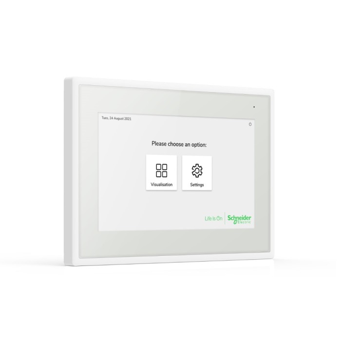 Ecran tactil IP 7 inch SpaceLogic KNX Schneider alb MTN6260-7770