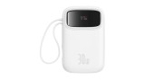 Baseus QPow 2 powerbank, 10000mAh, 30W, 2xUSB-C (alb)