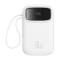 Baseus QPow 2 powerbank, 10000mAh, 30W, 2xUSB-C (alb)