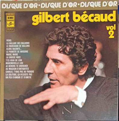 Disc vinil, LP. Disque D&amp;#039;Or Vol.2-GILBERT BECAUD-242796 foto