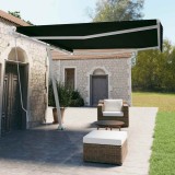 vidaXL Copertină autonomă retractabilă manual, antracit, 400x350 cm 3069619