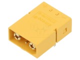 Soclu alimentare DC XT90 pentru PCB galbenă