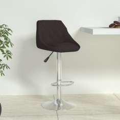 vidaXL Scaun de bar, negru, piele ecologică