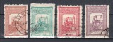 ROMANIA 1906 LP 58 TESATOAREA EMISIUNE DE BINEFACERE SERIE STAMPILATA, Stampilat