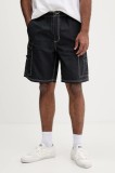 Converse pantaloni scurți din bumbac culoarea albastru marin, 10028350-A02