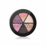 Paleta fard de pleoape 6 culori Pure Velvet Matt, Revers, nr. 02, roz