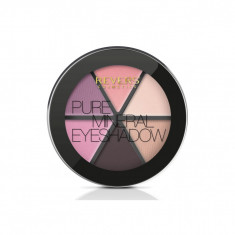 Paleta fard de pleoape 6 culori Pure Velvet Matt, Revers, nr. 02, roz