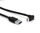 Cablu USB-A 3.2 la USB type C drept/unghi 2m, ku31cze2bk