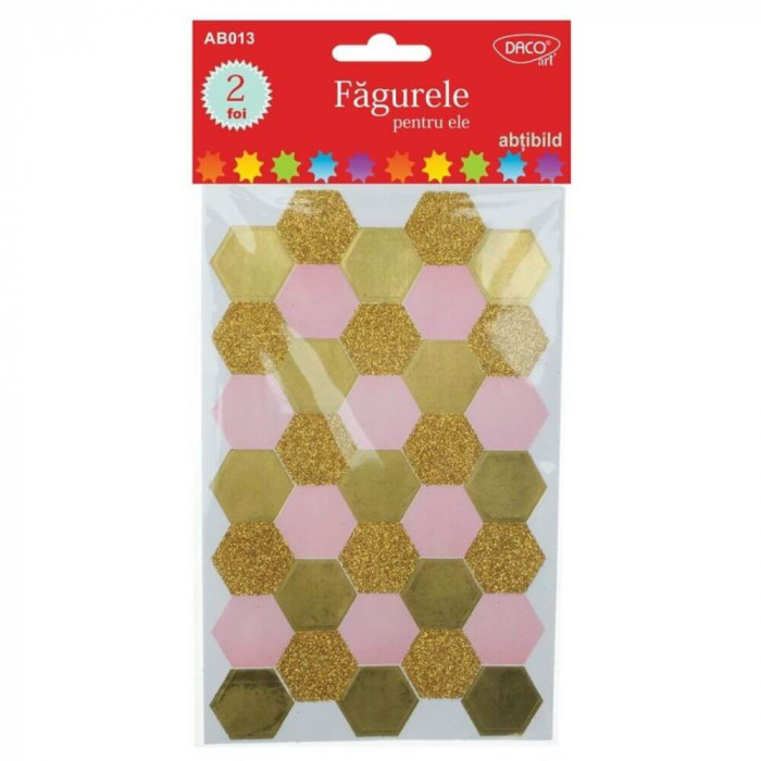 Abtibilduri DACO, Fagurele pentru Ele, 2 Folii, Multicolor, Autocolante Copii, Stickere Decorative, Stickere pentru Copii, Set de Abtibilduri, Abtibil