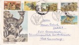 FILATELIE TEMATICA - PLIC AFRICA DE SUD TEMATICA FAUNA, Stampilat