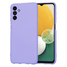 Husa spate Samsung Galaxy A13 5G A04s Silicon Violet cu Microfibra SoftFlex foto