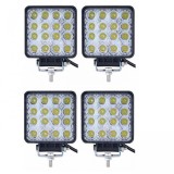 Комплект от 4 прожектора, 48w, LED