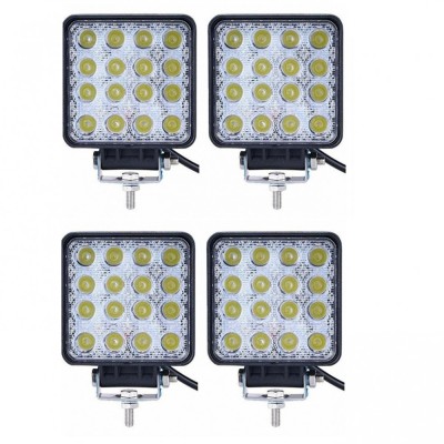 Комплект от 4 прожектора, 48w, LED foto