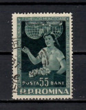 Romania 1956, LP.409 - Conferinţa internaţională a femeilor-Budapesta, Stampilat