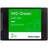 SSD WD Green 2TB SATA, 2.5&quot;, 7mm, Read: 545 MBps &quot;WDS200T2G0A-00CMW0&quot;