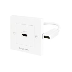 PRIZA video LOGILINK, HDMI (M) la HDMI (M), 4K UHD (3840x2160) la 30Hz, &amp;quot;AH0014&amp;quot; (timbru verde 0.18 lei) foto