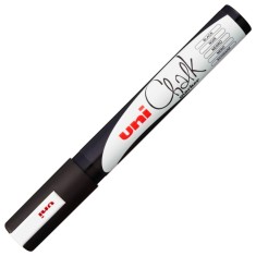 Marker creta lichida 1.8-2.5mm,varf rotund,negru